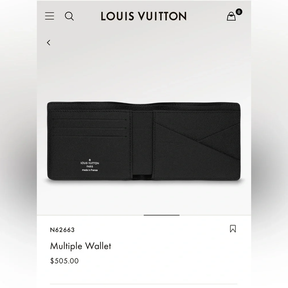 Sold- Louis Vuitton Multiple Wallet Damier Graphite - Picture 14 of 14